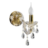 Elegancki kinkiet ścienny z kryształkami TERESO 121-95742/C