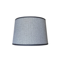 ABAŻUR do lampy stożek 4J-E27 18/20 wys 13,5 szaro-srebrny do lampki nocnej, żyrandola