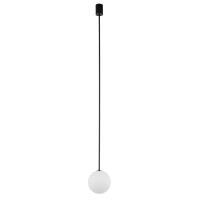 Czarna lampa wisząca z kloszem KIAR L 110310/N