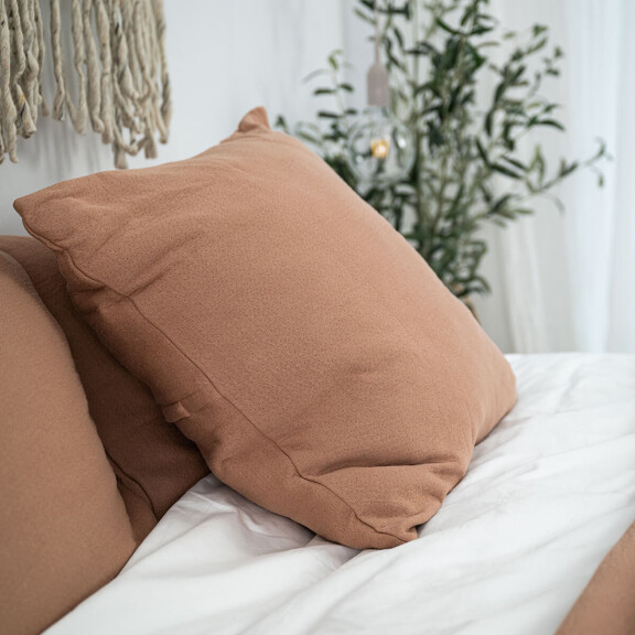 POSZEWKA BAWEŁNIANA 60X60 TERAKOTA