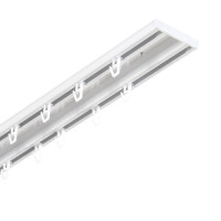 Karnisz szyna sufitowa alu podwójna, szerokość - 300 cm