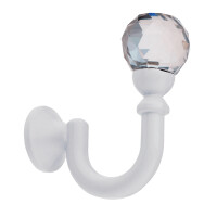 Mini hak crystal biały