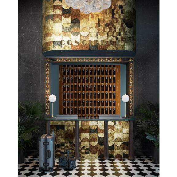Fototapeta geometryczna Inkiostro Bianco INDUM INKACMM2301 GoldenWall 2023