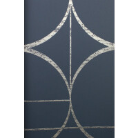 Tapeta okręgi w stylu Art Deco York Wallcoverings MD7204 Sun Circles Modern Metals 2