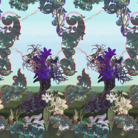 Mural egzotyczny Christian Lacroix PCL7048/01 Novafrica Sunrise Scene 2 Lacroix Stravaganza