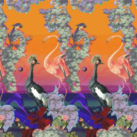 Mural egzotyczny Christian Lacroix PCL7049/01 Novafrica Sunset Scene 1 Lacroix Stravaganza