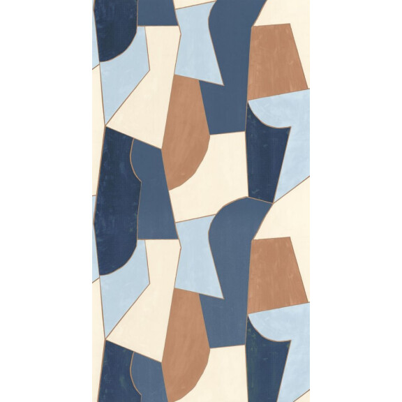Tapeta geometryczna abstrakcyjna Caselio 104516022 Etoffe XXL