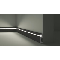 Listwa czarna oświetleniowa LED Wallstyl IL11 Black NMC Noel & Marquet wys. 8cm