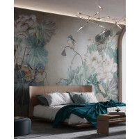 Fototapeta nowoczesna botaniczna Wonderwall Allia 35079305