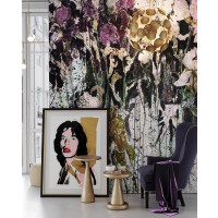 Fototapeta kwiaty irysy Wonderwall Blanche 35078505