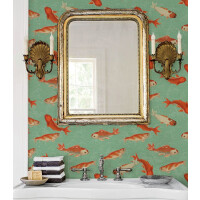 Mural ryby Koi Wallcolors Koi Life in Boho