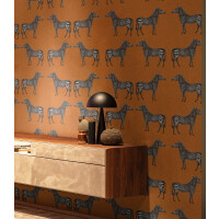 Mural zebry Wallcolors Zebra Life in Boho