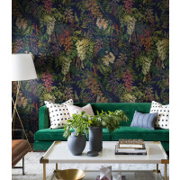 Mural botaniczny Wallcolors Acacia Dark Blue Dzień Dobry