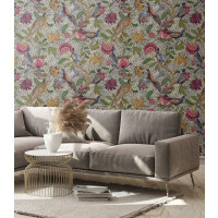 Mural bażanty i kwiaty Wallcolors Orient Dzień Dobry