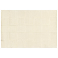 Dywan kafelkowy geometryczny BLOCK Blanc Toulemonde Bochart