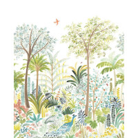 Mural dżungla Casadeco WDWS 89187405 S Funky Tropic WonderWalls