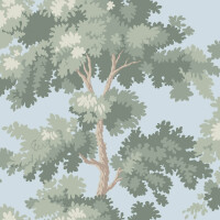 Tapeta drzewa Sandberg S10237 Raphael Sky Blue Le Village