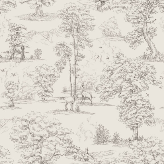 Tapeta scenki rodzajowe Sandberg S10256 Montfort Graphite Le Village