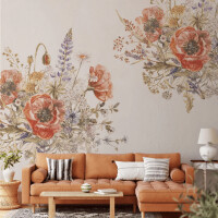 Fototapeta bukiety kwiatów polnych WallArt Fiori Due