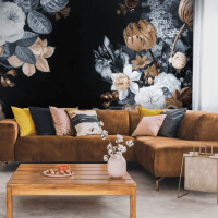 Fototapeta kwiaty WallArt Golden Sublime