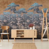Fototapeta sosnowy las WallArt Secret Forest