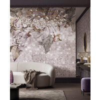 Fototapeta kwiaty i geometria Wonderwall Brocard 35-0706-06
