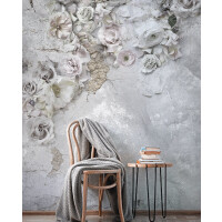 Fototapeta kwiaty i tynk Wonderwall Boho 35-0746-01