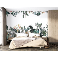 Mural tropikalna roślinność PaperMint CALI FLORAL Dark Green 1033 Origins
