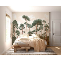 Mural tropikalny las PaperMint MATSU Soleil 1100 Origins