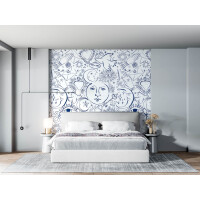 Mural mistyczne wzory PaperMint MYSTIC ligne Lazuli 1026 Origins