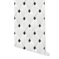 Tapeta romby Papermint ARELQUIN Cendre Dore 1064 Classics