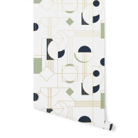 Tapeta geometryczna Papermint DAISY Vert Dore 314 Classics