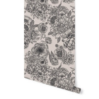 Tapeta florystyczna Papermint IN BLOOM Noir 787 Classics