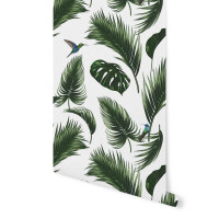 Tapeta egzotyczna Papermint JUNGLE Blanc Craie 310 Classics