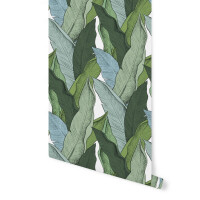 Tapeta liście Papermint LEAF Vert 559 Classics