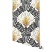 Tapeta palmowe liście Papermint RAVINALA Argent 836 Classics