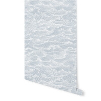 Tapeta wzburzone fale Papermint WAVES Gris Perle 312 Classics