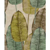 Tapeta duże liście tropikalne Decoprint TA25081 Rubbertree Thaiti