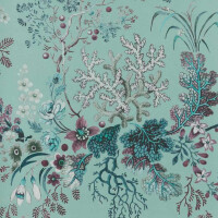 Tapeta podwodna roślinność 1838 Wallcoverings 2311-166-02 Kilburn's Coral Mist V&A Decorative Papers