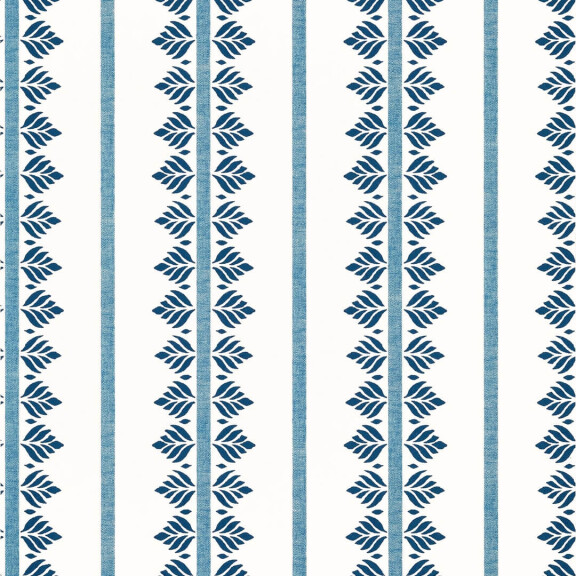 Tapeta paski i liście Anna French AT15101 Fern Stripe Antilles