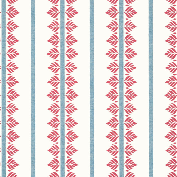 Tapeta paski i liście Anna French AT15105 Fern Stripe Antilles
