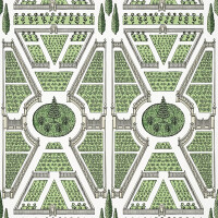 Tapeta ogród Anna French AT9599 Aerial Garden Sovoy