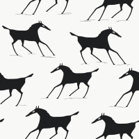 Tapeta konie Thibaut T13263 Marlborough Downs Mesa