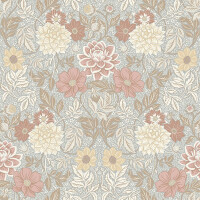Tapeta Kwiaty Vintage Boras 7692 Dahlia Garden Falsterbo III