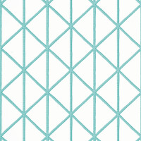 Tapeta geometryczna kratownica Thibaut T10132 Box Kite Tropics