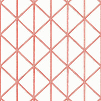 Tapeta geometryczna kratownica Thibaut T10137 Box Kite Tropics