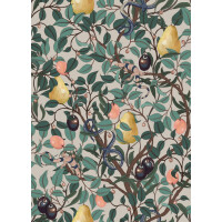 Tapeta owoce i gady Rebel Walls R19275 Fruit Garden Colorful Vintage Brocade