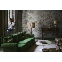 Fototapeta botaniczna Rebel Walls R19336 Grandiflora Pearl Vintage Brocade