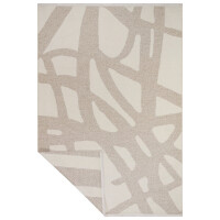 Dywan dwustronny abstrakcyjny Boucle 4123 Abstract Cream