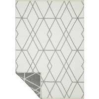 Dywan dwustronny geometryczny Boucle 4125 Diamond White